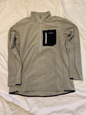 Patagonia Men's R1 Air Zip-Neck fleece  light gray Size M