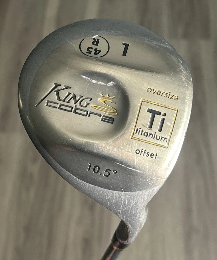 King Cobra Ti Titanium Oversize Offset Driver 3 & 5 Wood Set RH Regular Flex - Image 3 of 4
