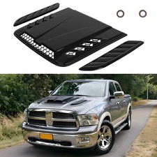 For Dodge Ram 1500 2500 3500 3pcs Hood Air Flow Intake Scoop Vent Bonnet Cover For Dodge Ram 1500 2500 3500 3pcs Hood Air Flow Intake Scoop Vent Bonnet Cover