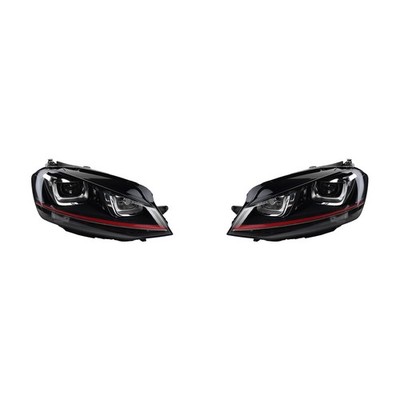 Scheinwerfer Set Xenon passend für VW Golf VII 5G1 12-16 D3S H7 Links & Rechts
