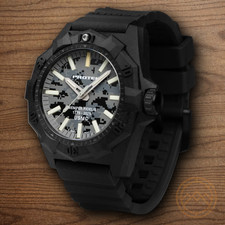 ProTek USMC 250th Av Dive Watch Grayscale Camo Face Unidirectional Ratcheting