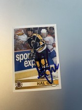 Hal Gill Signed Hockey Card Autographed Boston Bruins Nhl Trading Card Centennia