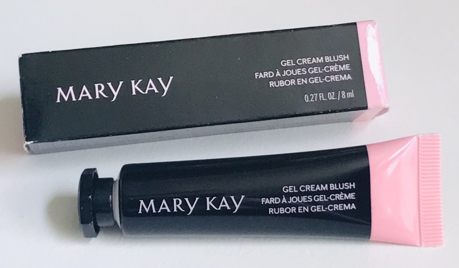New In Box Mary Kay Gel Cream Blush Blushing Pink ~ Full Size ~ Fast Ship