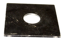 METAL LENS BOARD--4" X 4"--33 MM OPENING.