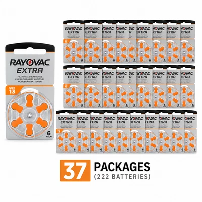Rayovac Piles Auditives Rayovac PR48 222x Taille 13 Qualité UK 1,45 V - Photo 1/4