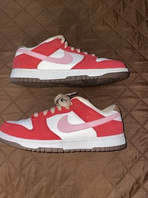 Nike Wmns Dunk Low Premium Bacon FB7910-600 Size 8.5W/7M Pre Owned Worn 1x