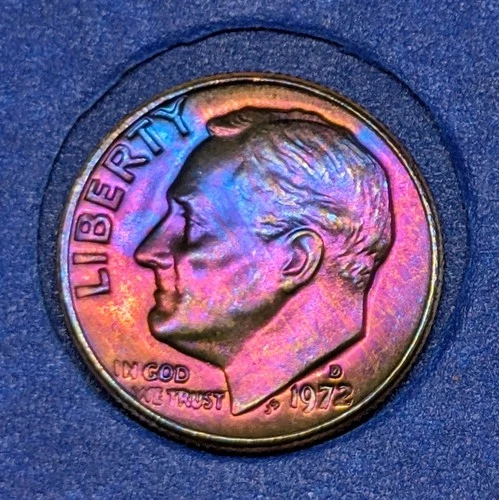 1972-D Roosevelt Dime — photo from another recent sale