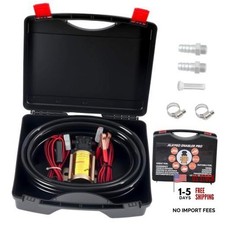 12V Fuel Gasoline Transfer Pump Kit - 2 Kit - Gold - Gold