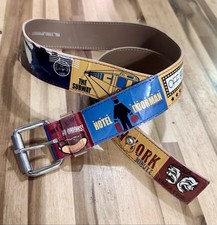 Transit NYC Plastic L Belt 1980s Subway Hotdogs Broadway Times Sq. Central Park