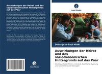 Auswirkungen Der Heirat Und Des SozioöKonomischen Hintergrunds Auf Das Paar Mian