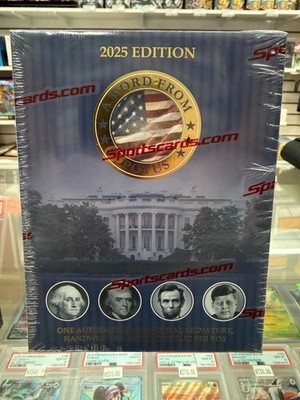 2025 A Word From POTUS HOBBY BOX 1 Card per Box Factory Sealed Free Shipping