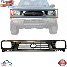 New Front Grille Gray Shell With Black For 1995-1997 Toyota Tacoma 4wd To1200198 New Front Grille Gray Shell With Black For 1995-1997 Toyota Tacoma 4wd To1200198