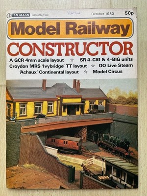 Modelleisenbahn Bauzeitschrift Oktober 1980 Ausgabe extrem guter Zustand