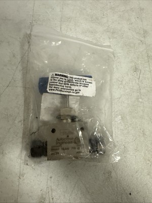 Autoclave Engineers 10V6071 Parker Needle Valve W/3/8'' Tubes