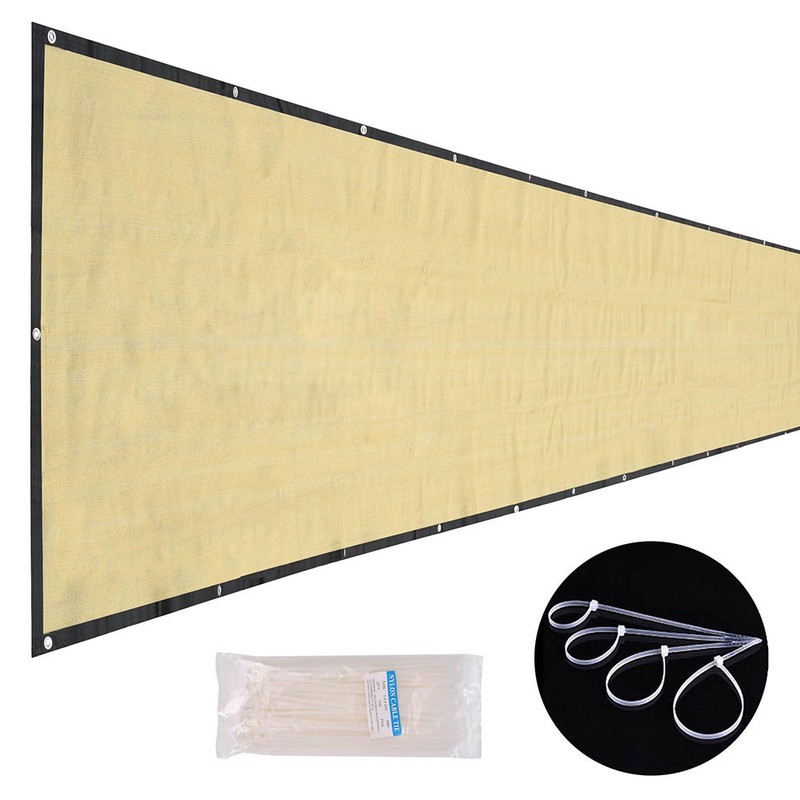 50x4 ft Privacy Fence Knitted Windbreak Screen Garden Patio Shade Mesh New HDPE