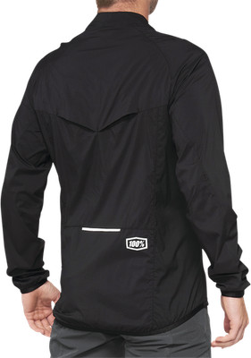 100% - Corridor Stretch Windbreaker Jacket - Black - Small | 40042-00000