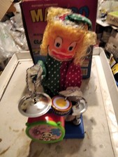 SCHLAGZEUGER CLOWN - KUNSTSTOFF / BLECH - 70ER JAHRE TAIWAN - UNGETESTET - H&Ouml;...