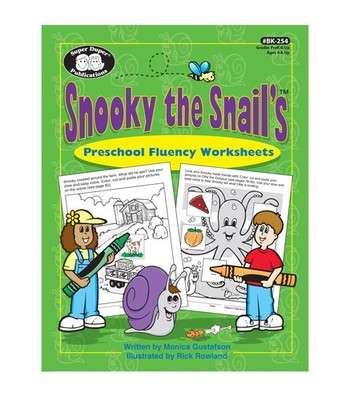 Super Duper Publications | Snooky the Snail's Preschool Fluency Worksheets |...