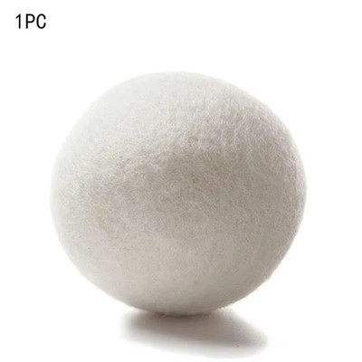 1/3/6 Pcs Reusable Wool Dryer Balls Household Washing Balls Natural Fabric Softe