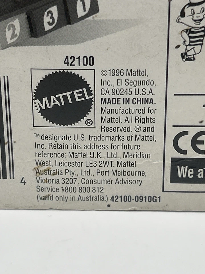 UNO Stacko Travel Size 1996 Mattel Vintage Sealed Game - Image 3 of 4