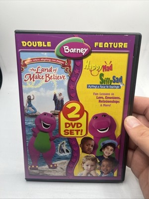Barney The Land of Make Believe/Happy Mad Silly Sad (DVD, 2005)