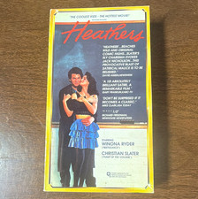 New World Pictures Heathers VHS 1988 R NTSC Satire Comedy Lehmann Ryder