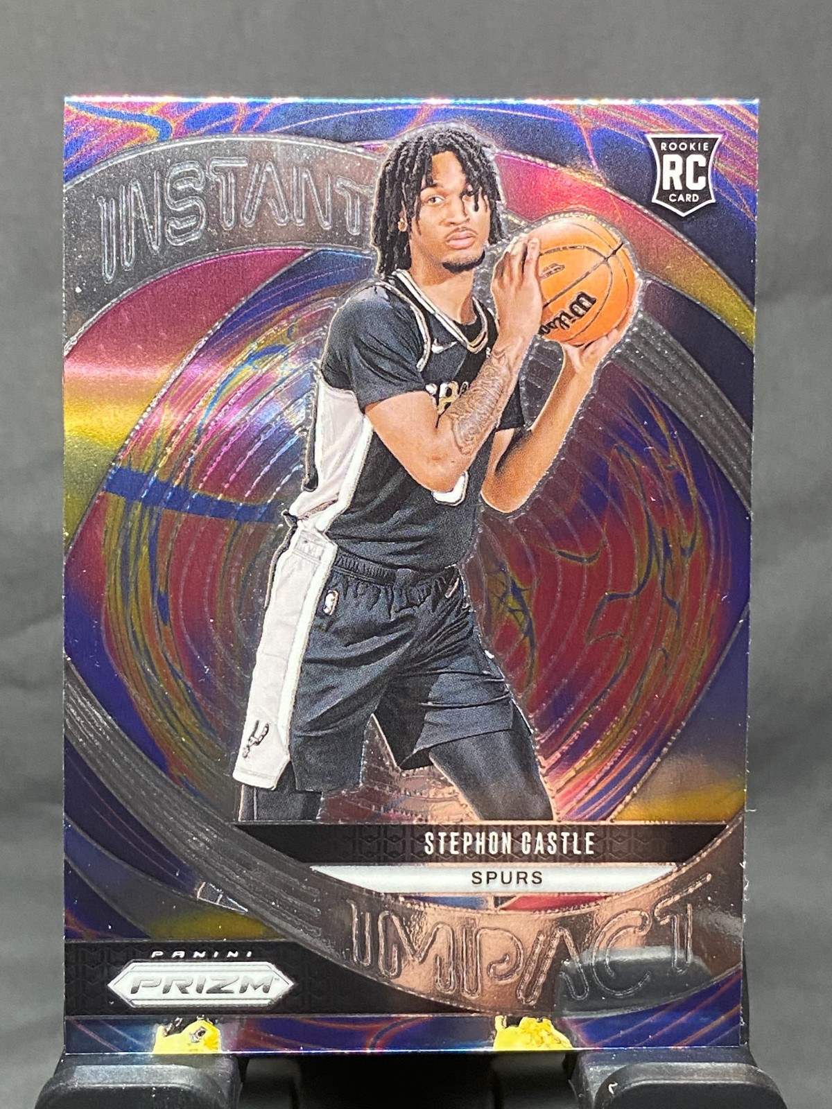 2024-25 Panini Prizm Stephon Castle Instant Impact RC #4