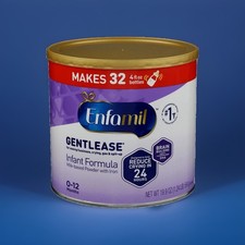 Enfamil Gentlease Powder Formula 19.9Oz EXP 10/01/2027 Can Reduce Crying N 24hrs