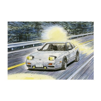 Fujimi Initial D Series No.007 180SX Kenji 4-wheel alignment model