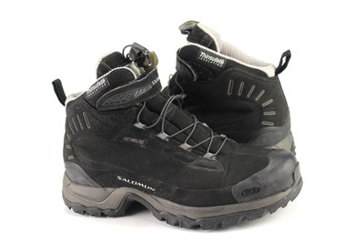 Salomon Gr.37 1/3  Uk.4,5 Damen Outdoor Wandern Boots  Schwarz  L 980