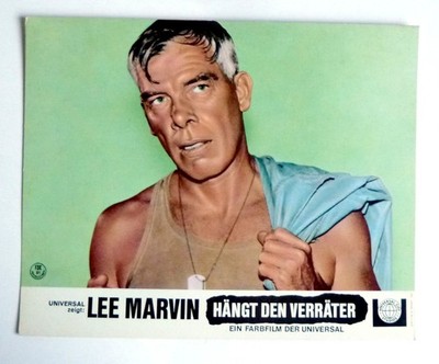 HÄNGT DEN VERRÄTER * AUSHANGFOTO #21 Ger LC Lee MARVIN Vera MILES Sergeant Ryker