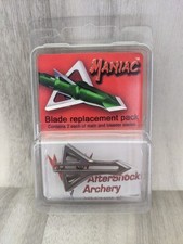 Pack of Maniac Broadhead Main & Bleeder Blades (2 Each) Aftershock Archery