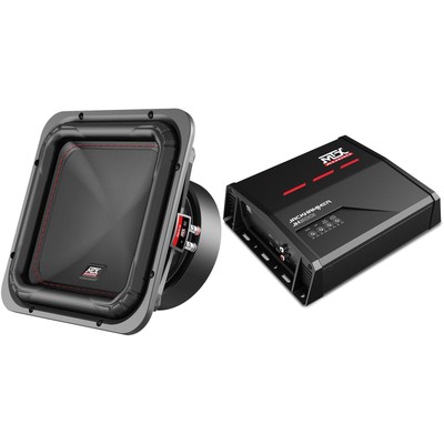 MTX Jackhammer 500W x 1 @ 1-Ohm Amplifier & S65-Series 10'' Subwoofer
