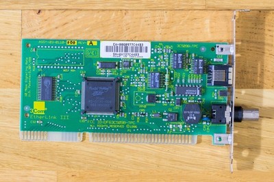 3Com EtherLink III 3C509B-TPC Network Ethernet ISA Card Controller RJ45 10 Mbit
