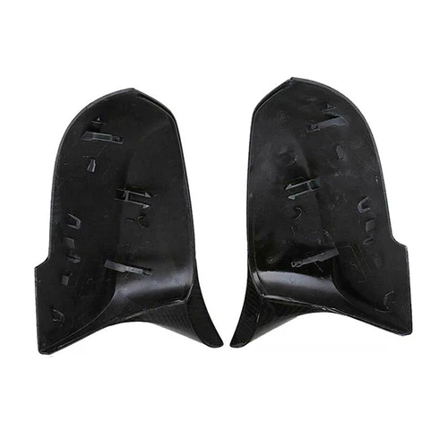 2X Glanz Schwarz Spiegelkappen Gehäuse Für BMW F20 F21 F22 F30 F31 F32 F33 F36 - Bild 6 von 8