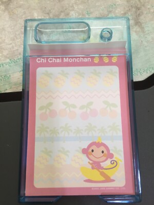 Sanrio Chi Chai Monchan 2005 Note Paper Pad & Holder 29 Sanrio Chi Chai Monchan 2005 Note Paper Pad & Holder 29