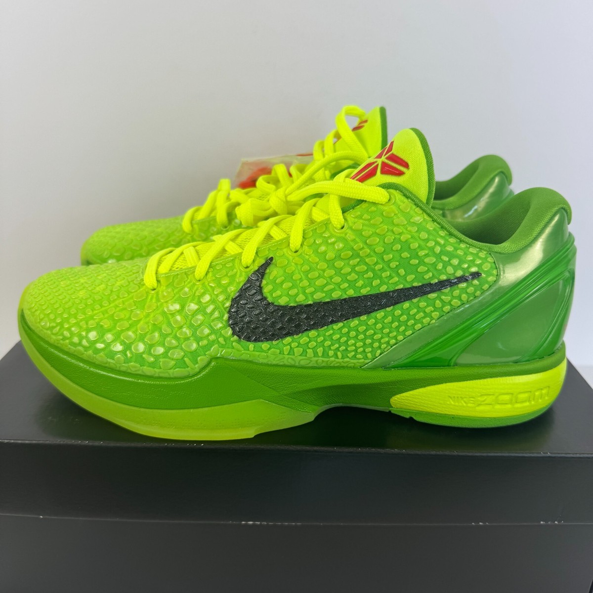 Nike Kobe 6 Protro 2020 Grinch Sz 11 CW2190-300 Green Apple/Volt