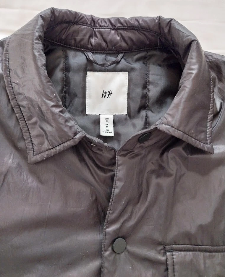 Men's H&M Thermo-Lite Jacket - Plain Black - MED - NEW