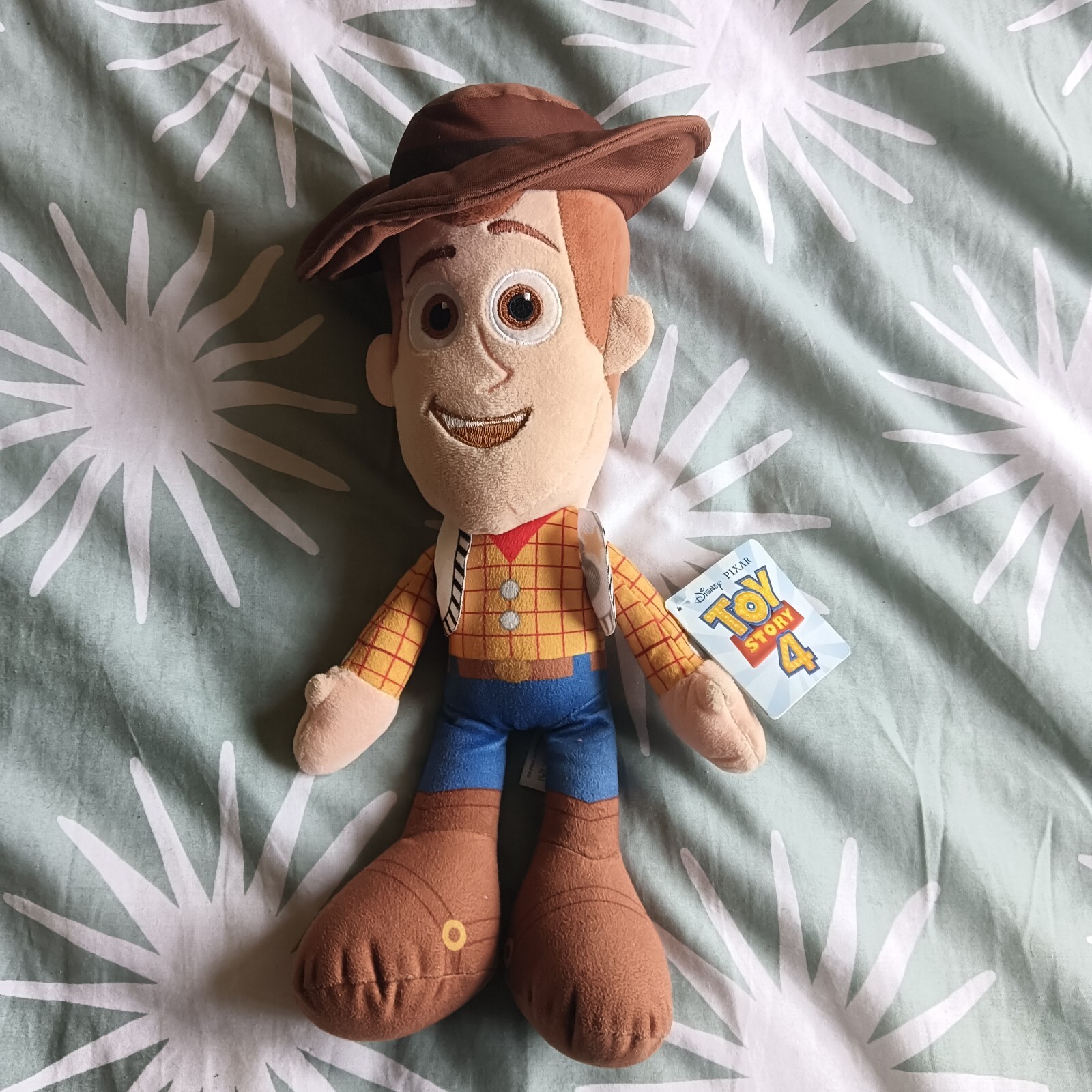 WOODY PLUSH SOFT TOY 12"" INCH 30cm TALL TOY STORY 4 DISNEY PIXAR WITH TAG GIFT