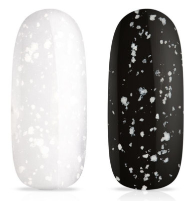 Jolifin LAVENI Shellac - Top-Coat ohne Schwitzschicht white flakes 12ml #S1472