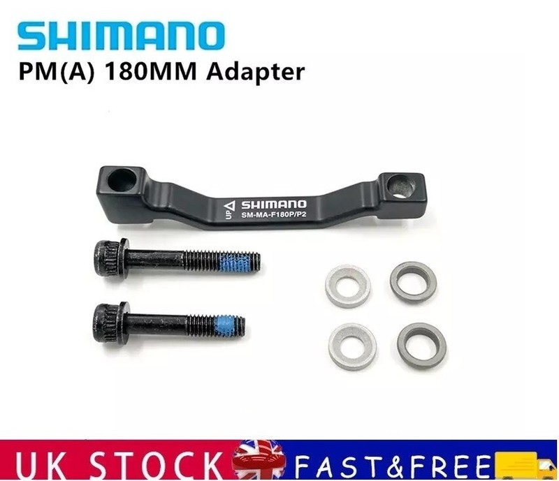 Shimano SM-MA-F180P/P2 Post Mount Disc Brake Adapter (Front) (180mm) UK STOCK