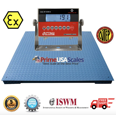 NTEP 48''x60'' Certified Explosion Proof Intrinsically safe Floor scale 10,000 lb