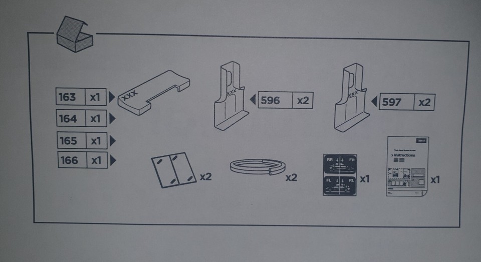 Thule Roof Rack Fitting Kit for VW Golf (1323) 7313020054124 eBay