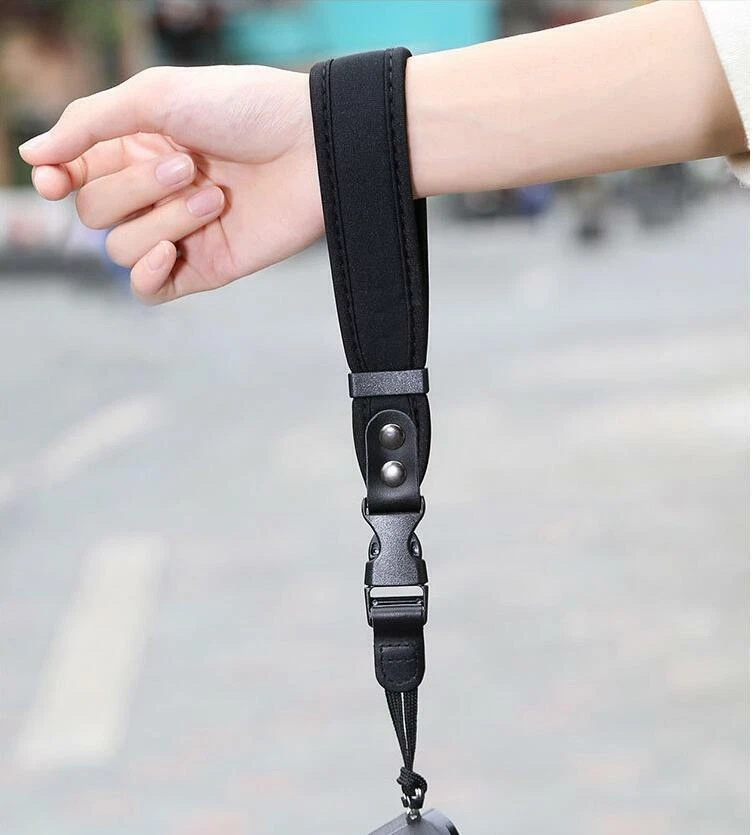 Camera Hand Grip for Canon EOS Nikon Sony Olympus SLR/DSLR Leather Wrist Strap - Image 3 of 4