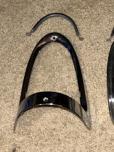 1955 Chevrolet BelAir Chrome Taillight Bezels Pair 5945612-7 - Picture 21 of 22
