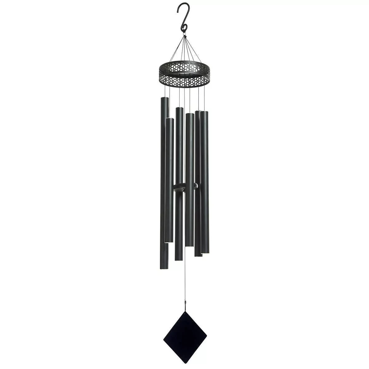 Stylecraft Harmonically Tuned Wind Chime - Black - 8.9