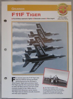 Aircraft of the World Card 120, Gruppe 4 - Grumman F11F Tiger