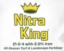 🔥10 Lbs Zip Bag BEST NITRA KING 21-2-4 ALL SEASON LAWN Professional Fertilizer 