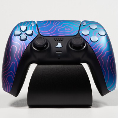 Custom Damascus Sony DualSense PS5 Controller With Hall Effect Sticks