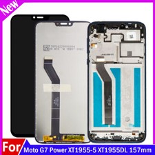Replacement For Motorola Moto G7 Power XT1955-5 LCD Touch Screen Digitizer Frame